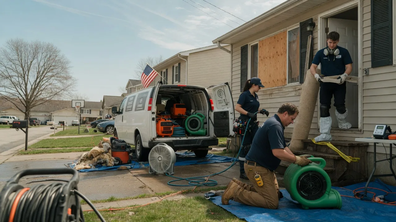 Water Damage Restoration in Waltonville, IL near me